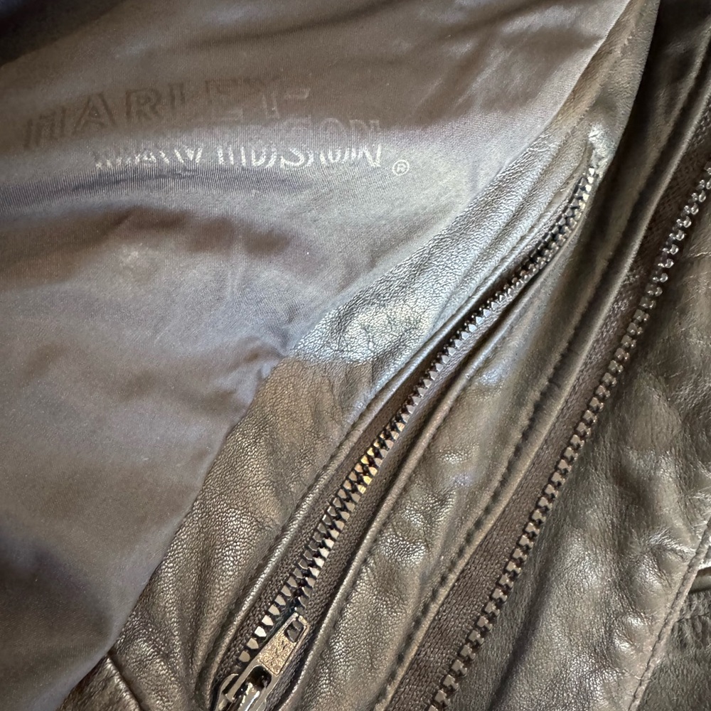 Vintage Harley-Davidson Leather jacket black size 40 - Picture 11 of 14